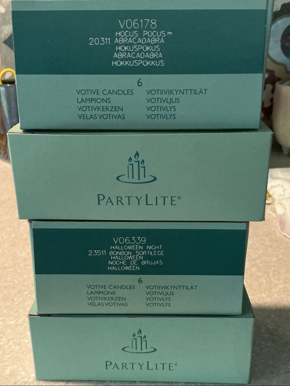 PartyLite Halloween Candles